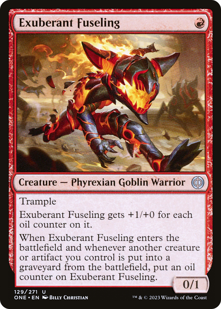 Exuberant Fuseling [Phyrexia: All Will Be One] | The CG Realm