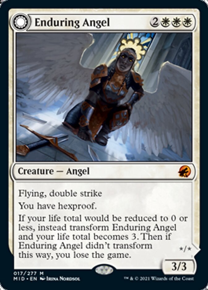 Enduring Angel // Angelic Enforcer [Innistrad: Midnight Hunt] | The CG Realm