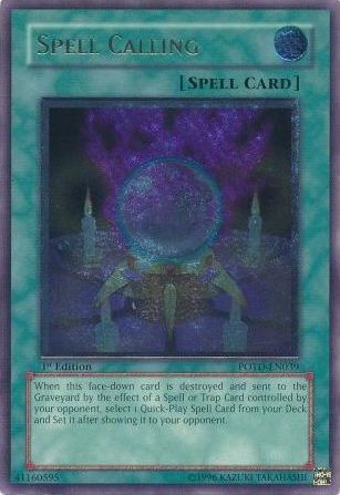 Spell Calling [POTD-EN039] Ultimate Rare | The CG Realm