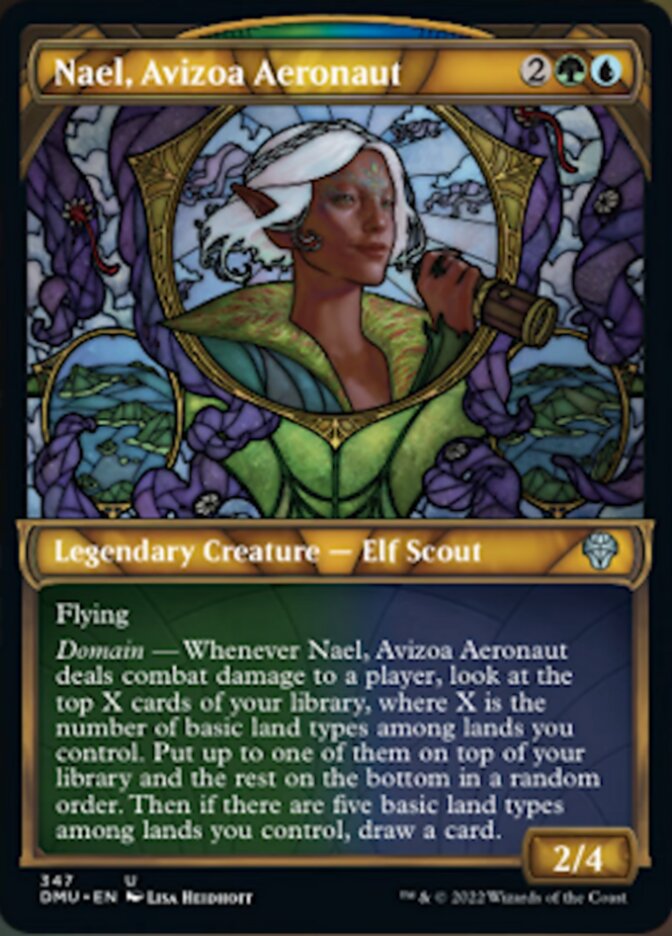 Nael, Avizoa Aeronaut (Showcase Textured) [Dominaria United] | The CG Realm