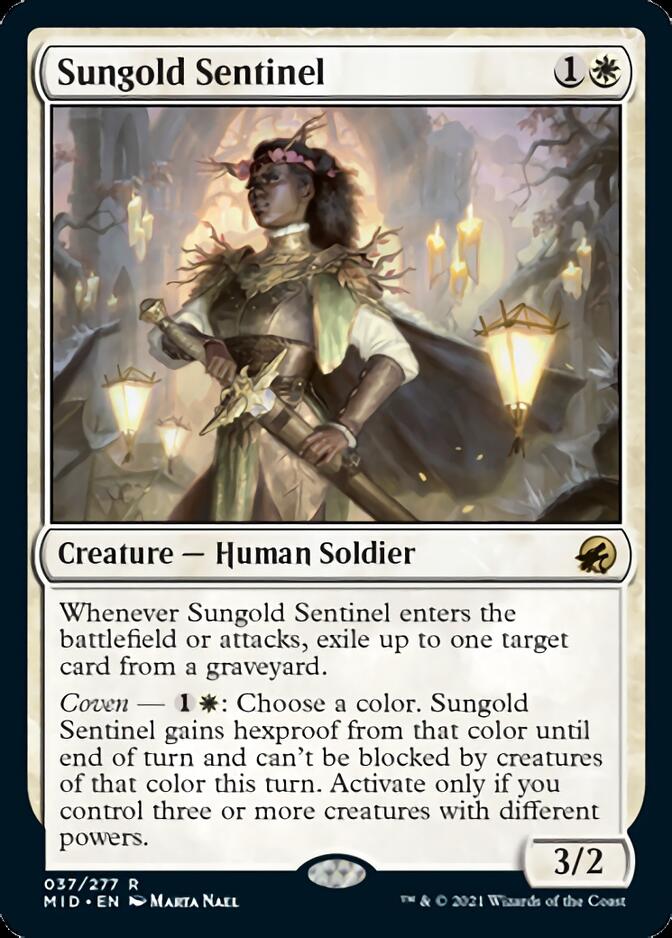 Sungold Sentinel [Innistrad: Midnight Hunt] | The CG Realm