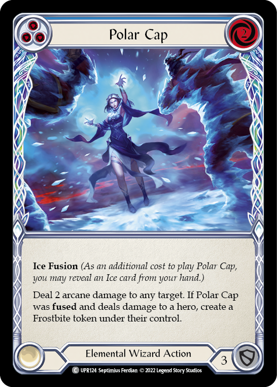 Polar Cap (Blue) [UPR124] (Uprising)  Rainbow Foil | The CG Realm