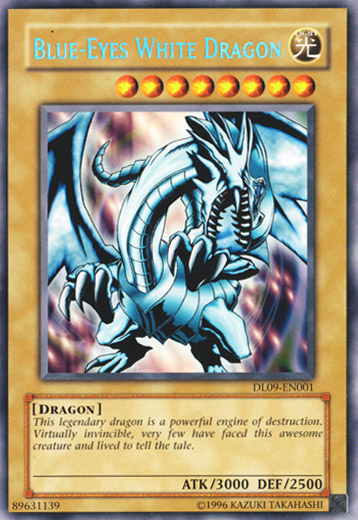 Blue-Eyes White Dragon (Blue) [DL09-EN001] Rare | The CG Realm