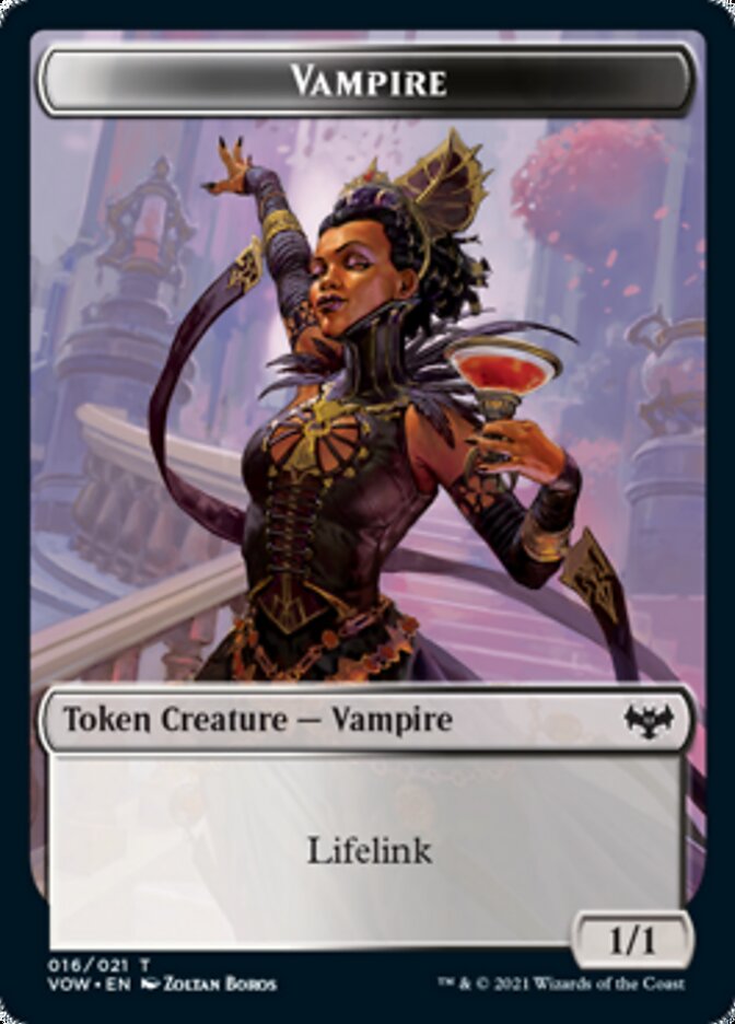 Vampire Token (016) [Innistrad: Crimson Vow Tokens] | The CG Realm