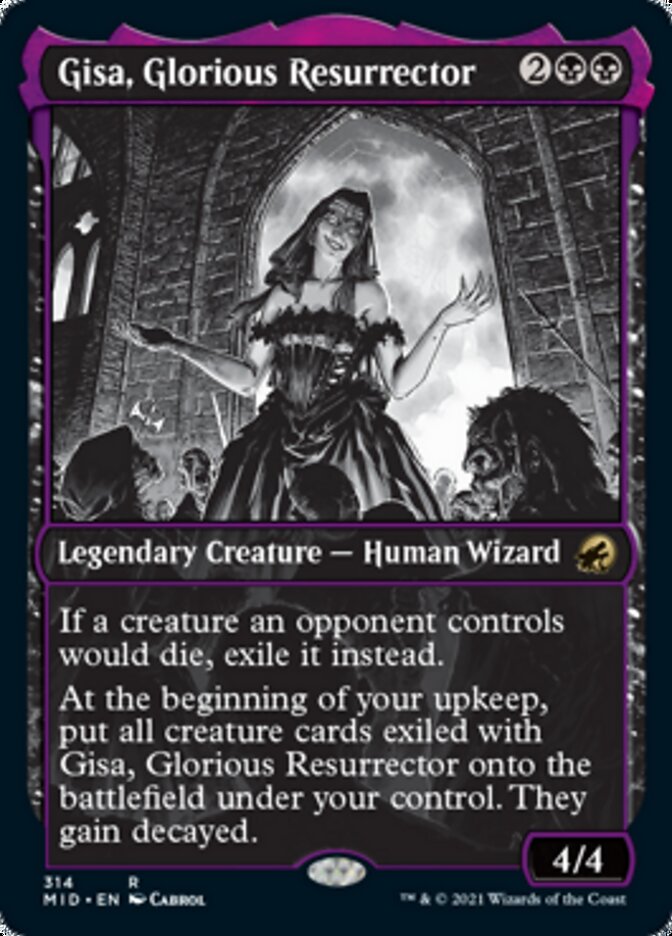 Gisa, Glorious Resurrector (Showcase Eternal Night) [Innistrad: Midnight Hunt] | The CG Realm