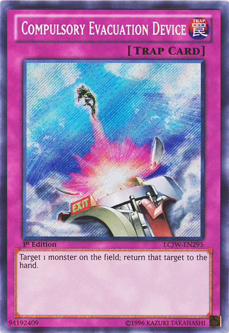 Compulsory Evacuation Device [LCJW-EN295] Secret Rare | The CG Realm