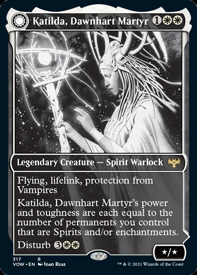 Katilda, Dawnhart Martyr // Katilda's Rising Dawn (Showcase Eternal Night) [Innistrad: Crimson Vow] | The CG Realm