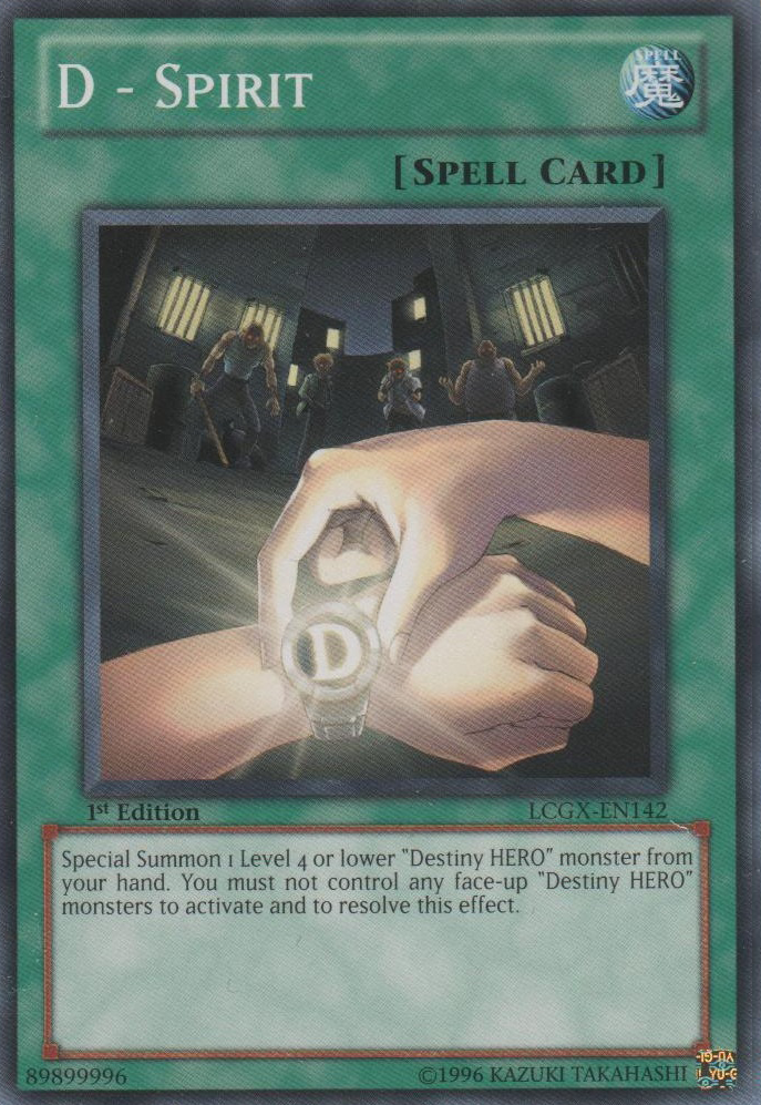 D - Spirit [LCGX-EN142] Common | The CG Realm