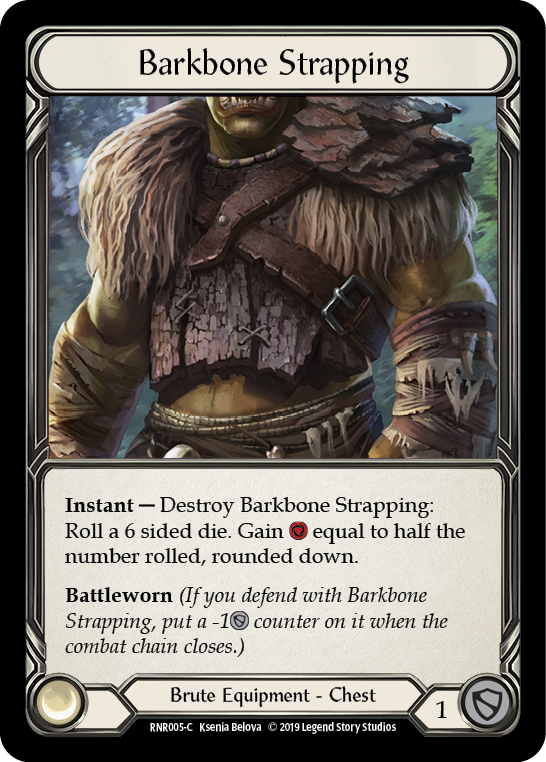 Barkbone Strapping [RNR005-C] (Rhinar Hero Deck)  1st Edition Normal | The CG Realm