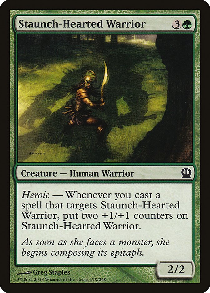 Staunch-Hearted Warrior [Theros] | The CG Realm