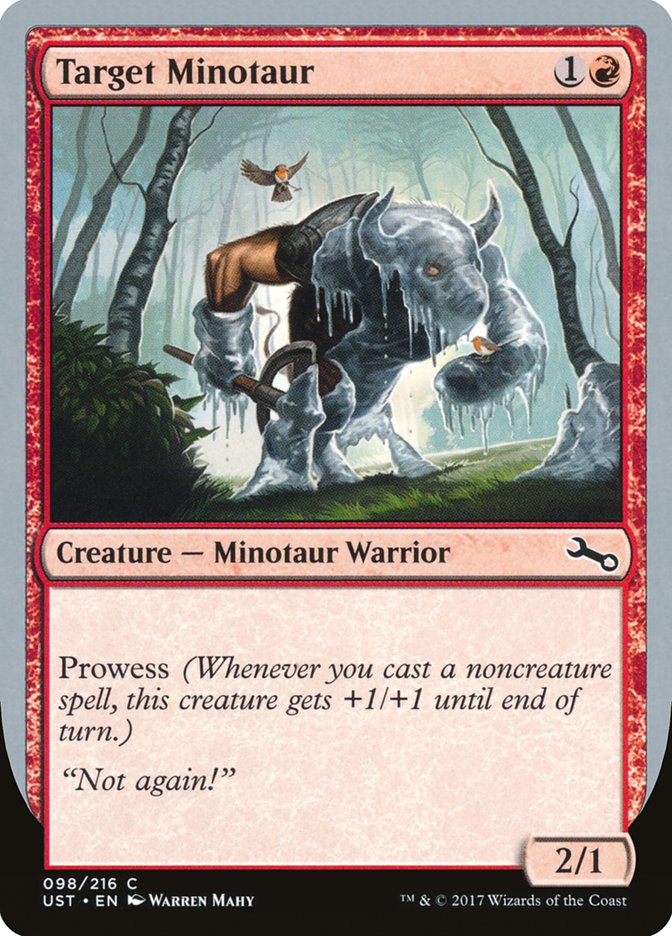 Target Minotaur (Ice Art) [Unstable] | The CG Realm