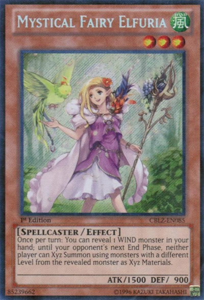 Mystical Fairy Elfuria [CBLZ-EN085] Secret Rare | The CG Realm