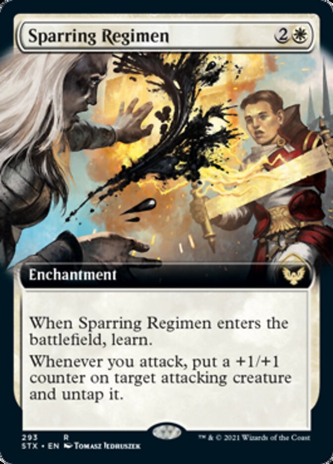 Sparring Regimen (Extended Art) [Strixhaven: School of Mages] | The CG Realm