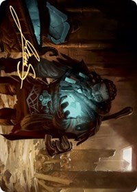 Vault Robber Art Card (Gold-Stamped Signature) [Kaldheim Art Series] | The CG Realm