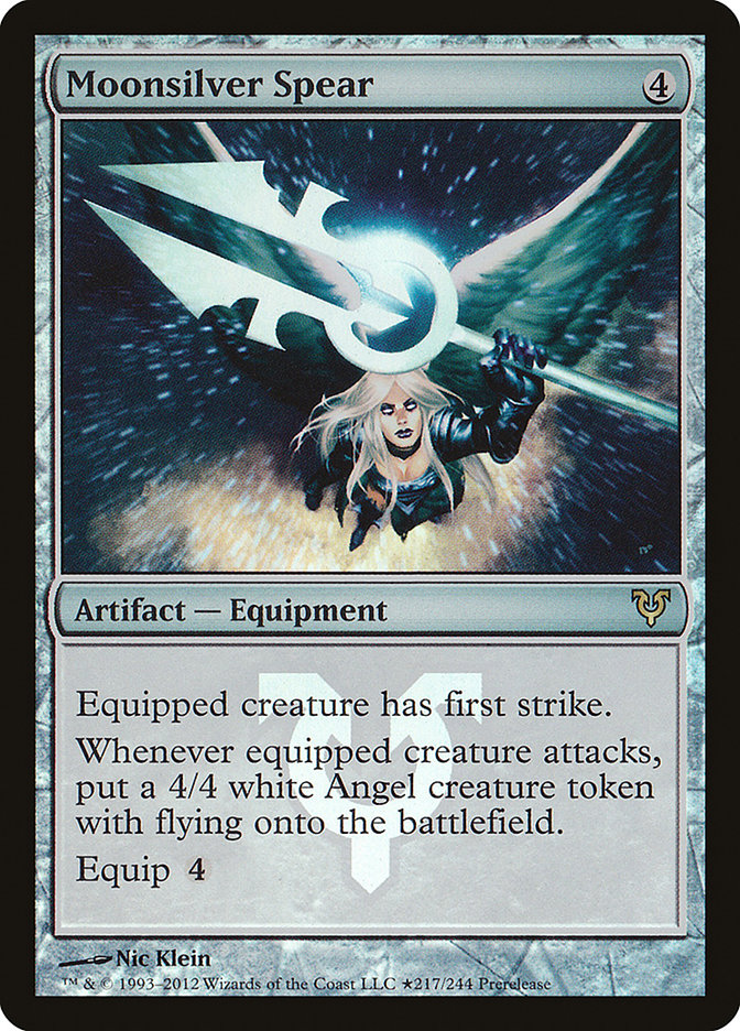 Moonsilver Spear [Avacyn Restored Prerelease Promos] | The CG Realm