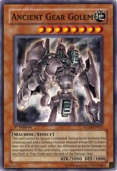 Ancient Gear Golem [SD10-EN012] Common | The CG Realm