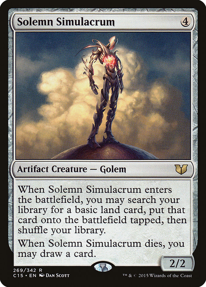 Solemn Simulacrum [Commander 2015] | The CG Realm