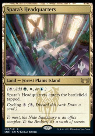 Spara's Headquarters (Promo Pack) [Streets of New Capenna Promos] | The CG Realm