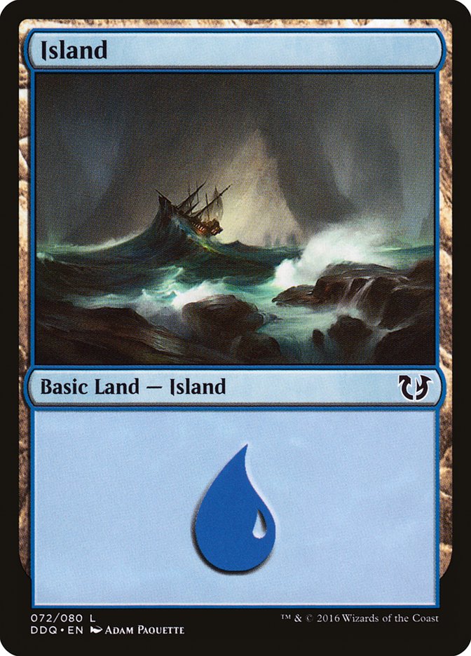 Island (72) [Duel Decks: Blessed vs. Cursed] | The CG Realm