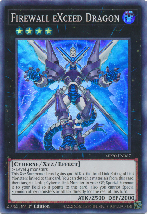 Firewall eXceed Dragon [MP20-EN067] Super Rare | The CG Realm