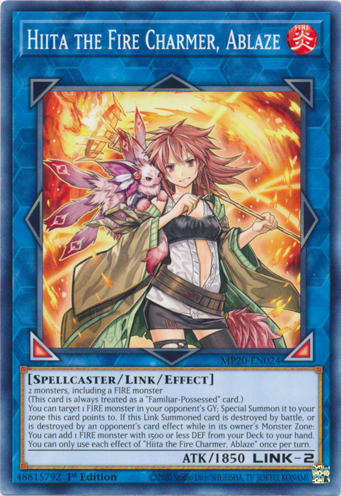 Hiita the Fire Charmer, Ablaze [MP20-EN024] Common | The CG Realm