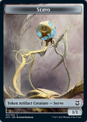 Servo // Treasure Double-Sided Token [Dungeons & Dragons: Adventures in the Forgotten Realms Commander Tokens] | The CG Realm