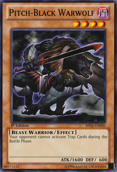 Pitch-Black Warwolf [BP02-EN030] Mosaic Rare | The CG Realm