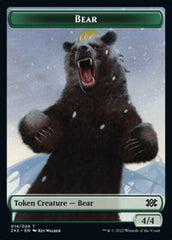 Bear // Monk Double-Sided Token [Double Masters 2022 Tokens] | The CG Realm