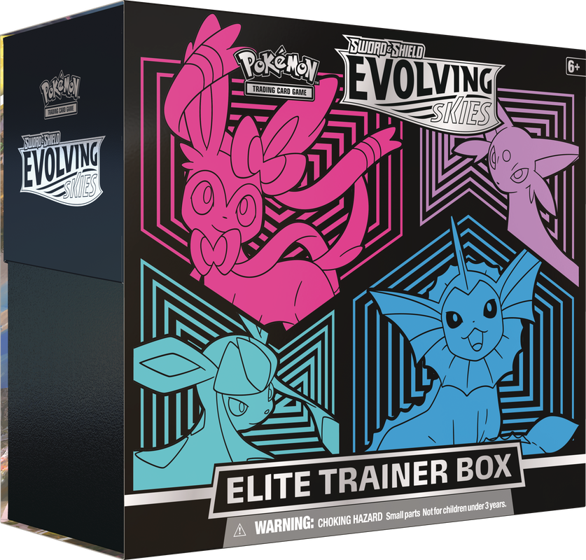 POKEMON SWSH7 EVOLVING SKIES ELITE TRAINER (Release Date:  2021-08-27) | The CG Realm