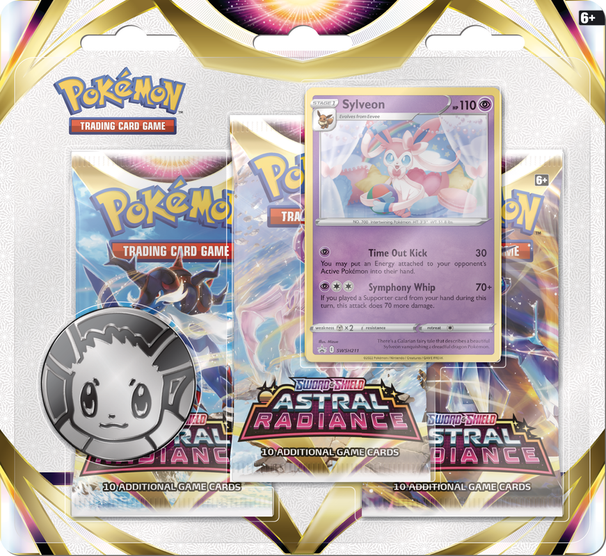 POKEMON SWSH10 ASTRAL RADIANCE 3PK BLISTER (Release Date:  2022-05-27) | The CG Realm