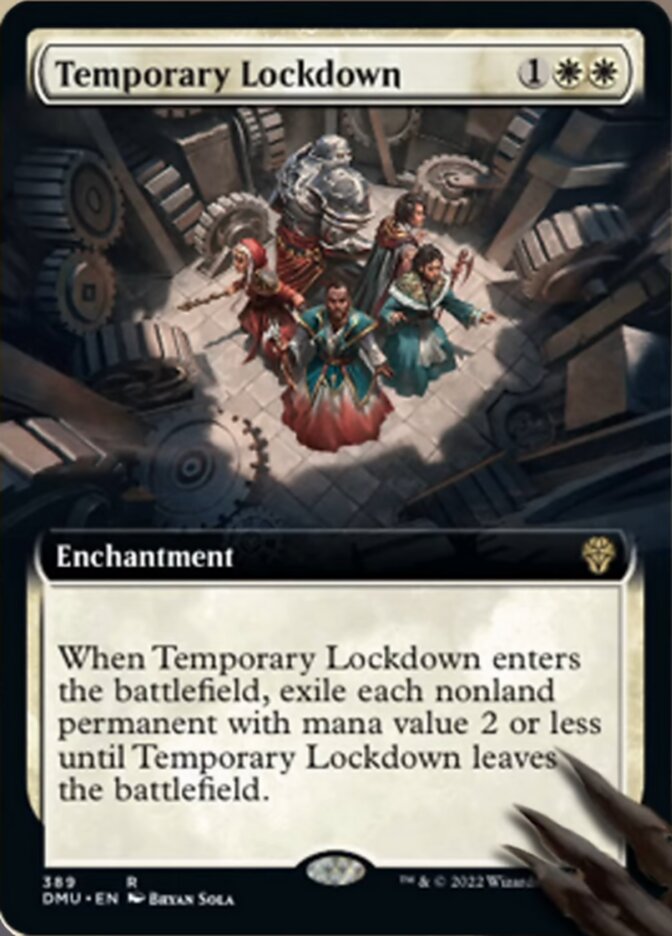 Temporary Lockdown (Extended Art) [Dominaria United] | The CG Realm