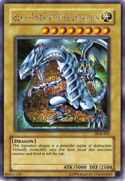 Blue-Eyes White Dragon (Power of Chaos: Kaiba the Revenge) [PCK-001] Secret Rare | The CG Realm