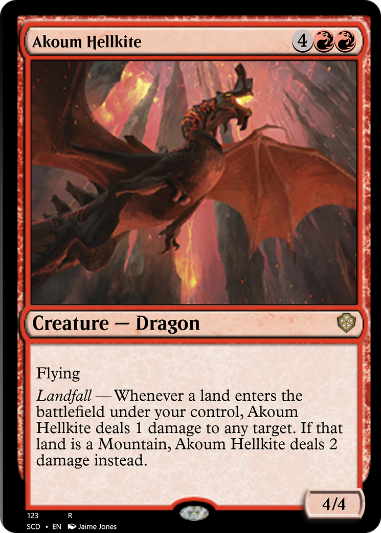 Akoum Hellkite [Starter Commander Decks] | The CG Realm