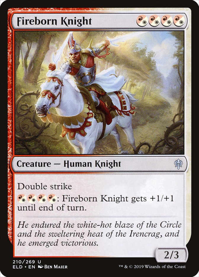 Fireborn Knight [Throne of Eldraine] | The CG Realm