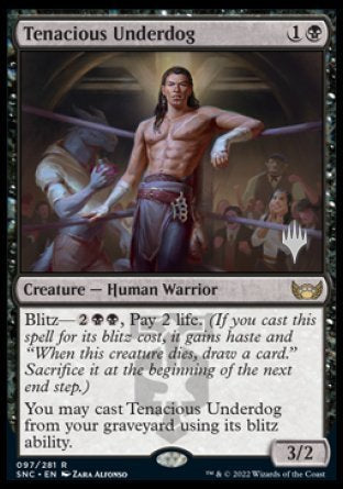 Tenacious Underdog (Promo Pack) [Streets of New Capenna Promos] | The CG Realm