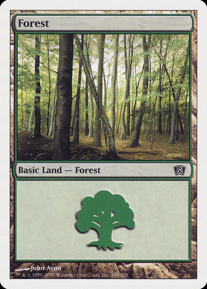 Forest (349) [Eighth Edition] | The CG Realm