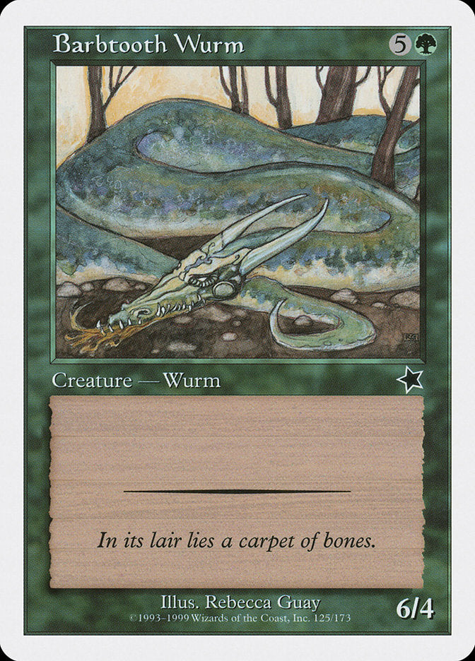 Barbtooth Wurm [Starter 1999] | The CG Realm