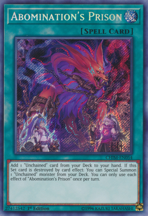 Abomination's Prison [CHIM-EN054] Secret Rare | The CG Realm