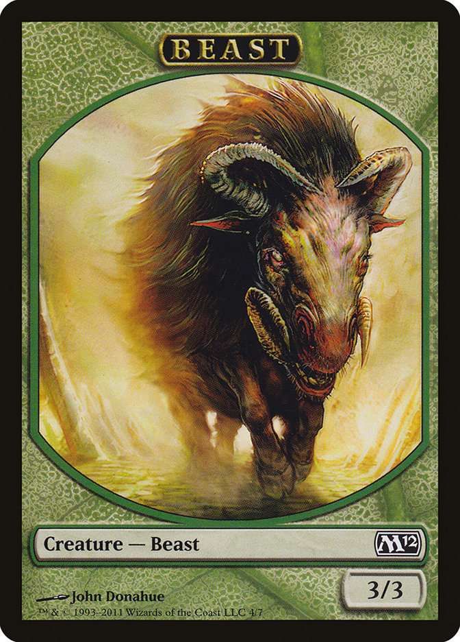 Beast Token [Magic 2012 Tokens] | The CG Realm