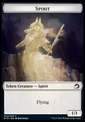 Spirit // Elemental Double-Sided Token [Innistrad: Midnight Hunt Tokens] | The CG Realm