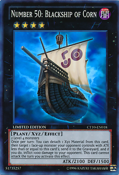 Number 50: Blackship of Corn [CT10-EN018] Super Rare | The CG Realm