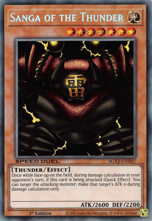 Sanga of the Thunder [SGX2-END07] Secret Rare | The CG Realm