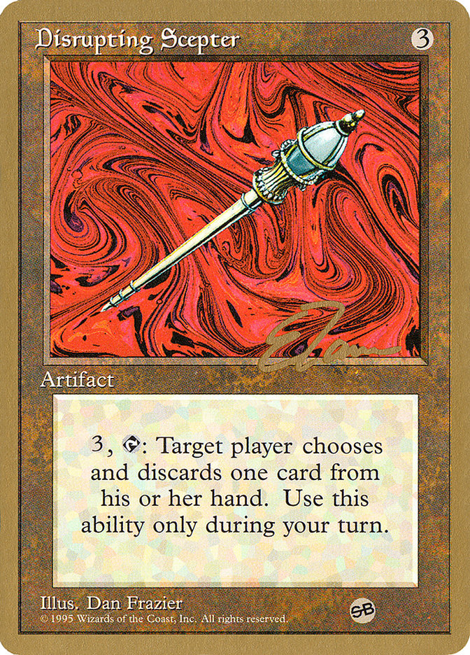 Disrupting Scepter (Eric Tam) (SB) [Pro Tour Collector Set] | The CG Realm