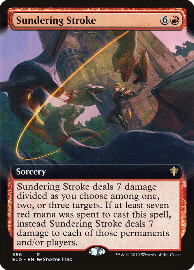 Sundering Stroke (Extended Art) [Throne of Eldraine] | The CG Realm