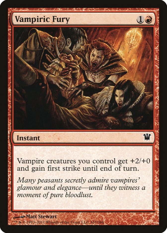 Vampiric Fury [Innistrad] | The CG Realm