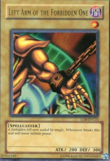 Left Arm of the Forbidden One [LOB-EN123] Ultra Rare | The CG Realm