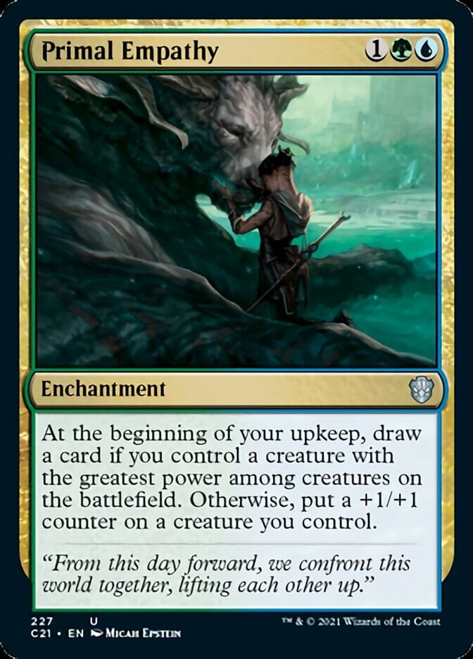 Primal Empathy [Commander 2021] | The CG Realm