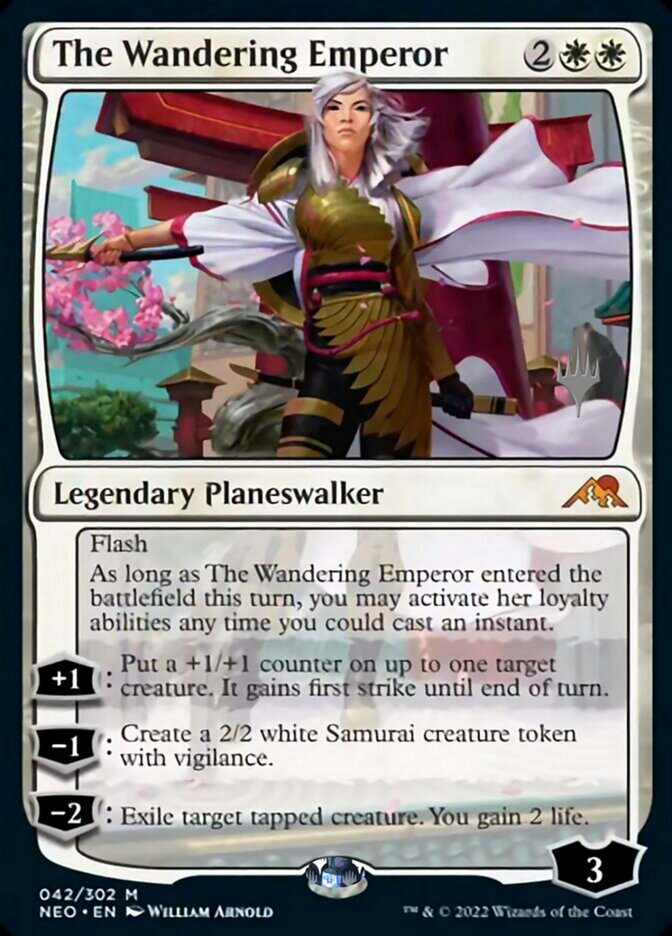 The Wandering Emperor (Promo Pack) [Kamigawa: Neon Dynasty Promos] | The CG Realm