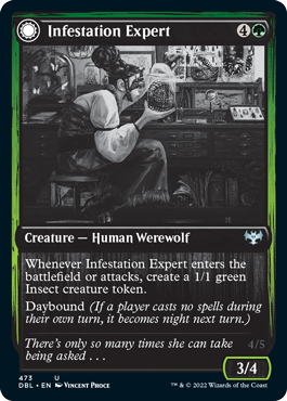 Infestation Expert // Infested Werewolf [Innistrad: Double Feature] | The CG Realm