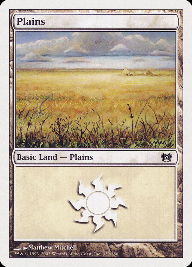 Plains (332) [Eighth Edition] | The CG Realm